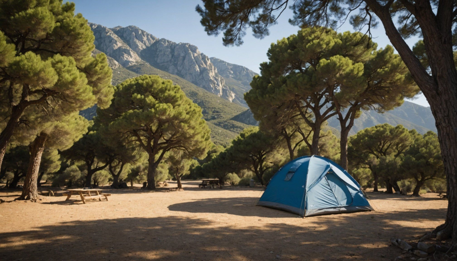 Natur pur: das erlebnis eines campingplatzes auf korsika